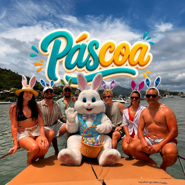 Páscoa no mar com a Thiago Lanchas